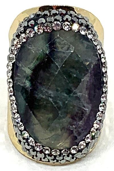 BAGUE LABRADORITE