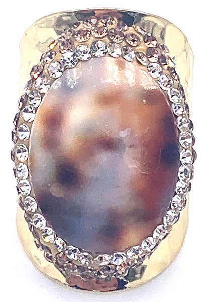 BAGUE COQUILLAGE LEOPARD