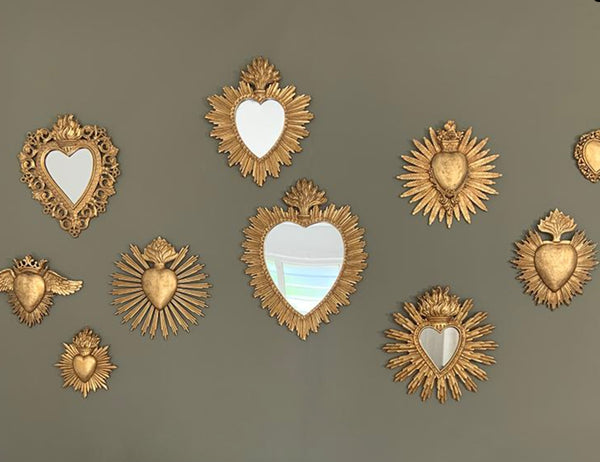 COEUR EX VOTO DENTELLE GOLD EMDE